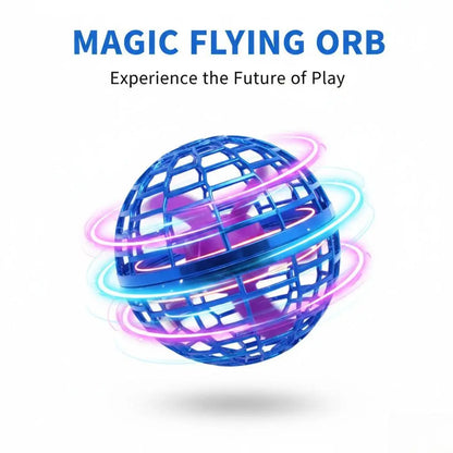 Experience the Magic of the Levitating Induction Flying Ball - A Glow Gyro for Ultimate Fingertip Fun and Outdoor Training!