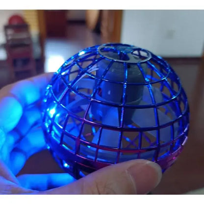 Experience the Magic of the Levitating Induction Flying Ball - A Glow Gyro for Ultimate Fingertip Fun and Outdoor Training!