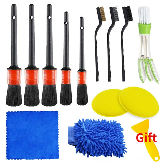 Ultimate ZOPOSON Car Cleaning Kit: Professional Scrubber Drill Detailing Brush Set for Immaculate Auto Care