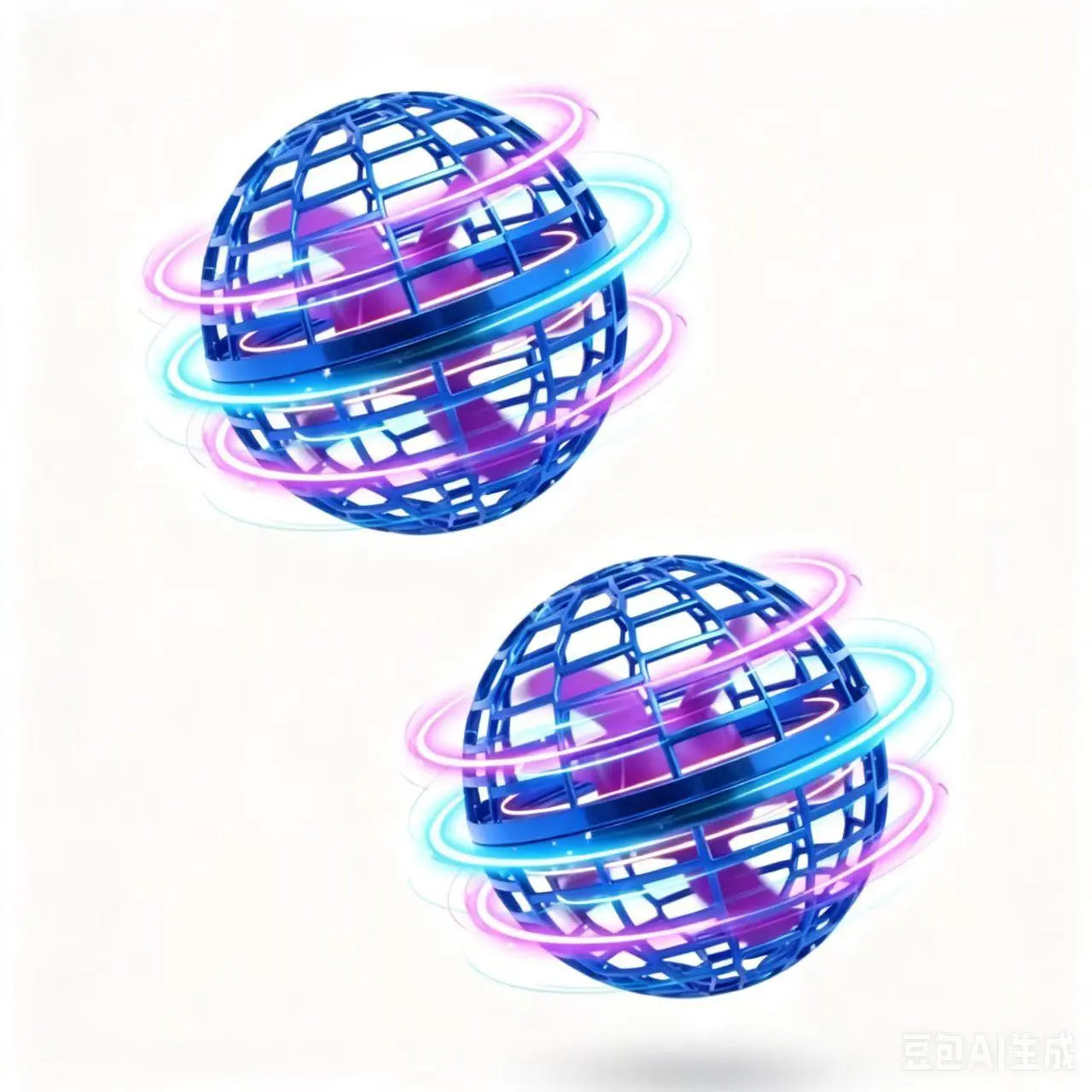 Experience the Magic of the Levitating Induction Flying Ball - A Glow Gyro for Ultimate Fingertip Fun and Outdoor Training!